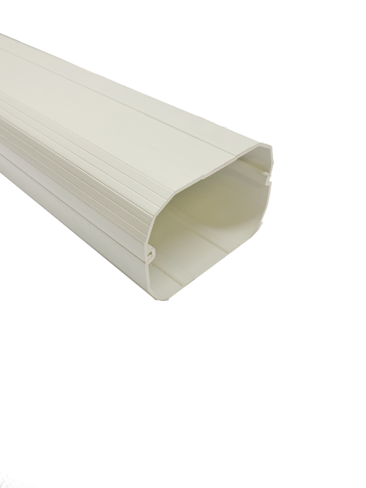 PLASTIC TRUNKING PIPE DUCT WHITE
