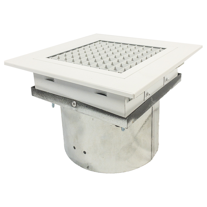 EGGCRATE GRILLE REMOVABLE CORE WHITE