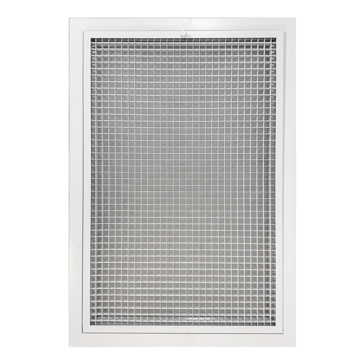 HEAVY DUTY RETURN AIR GRILLE C/W FILTER SILVER ANODISED — FA Australia
